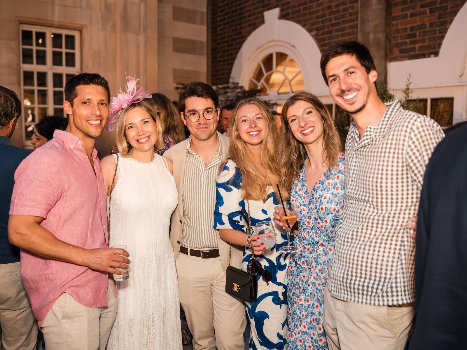 group of guests at a Cocktails & Conversation mixer